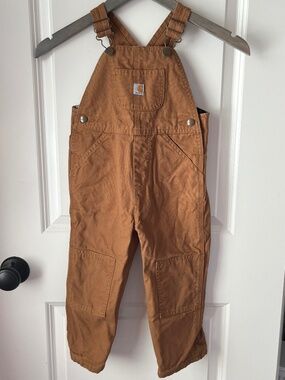 Toddler Carhartt Flannel Lined Overalls 3T